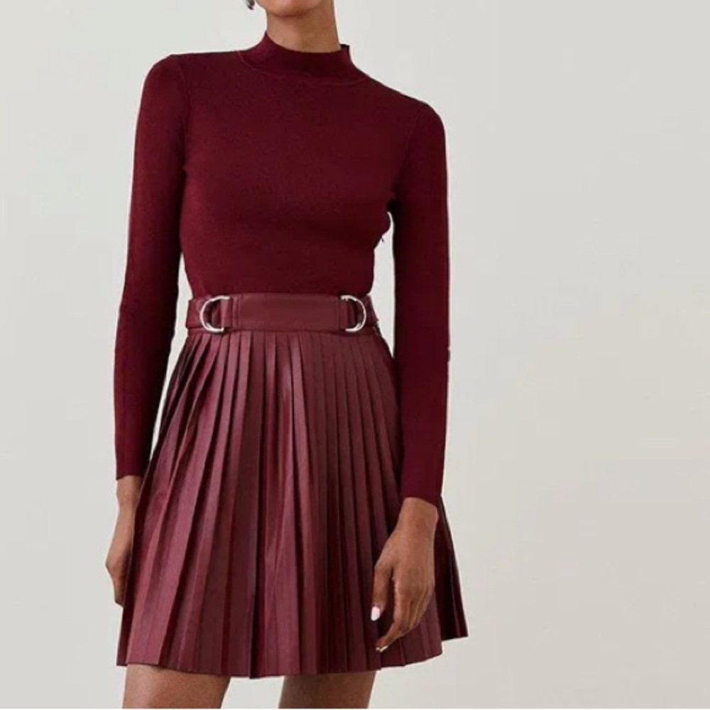 KAREN MILLEN, Knitted Skater Dress
